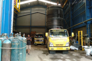 Supplier air bersih pengetesan tangki